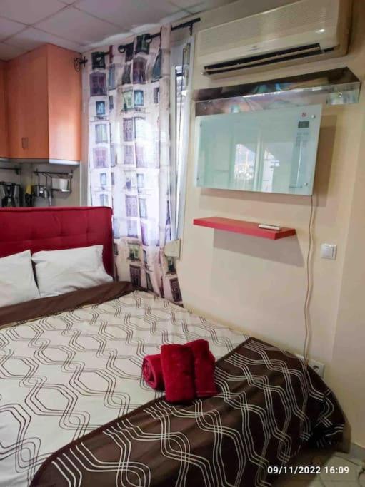 Spacious Private Rooftop Studio, Mountain And Sea View Atene Esterno foto